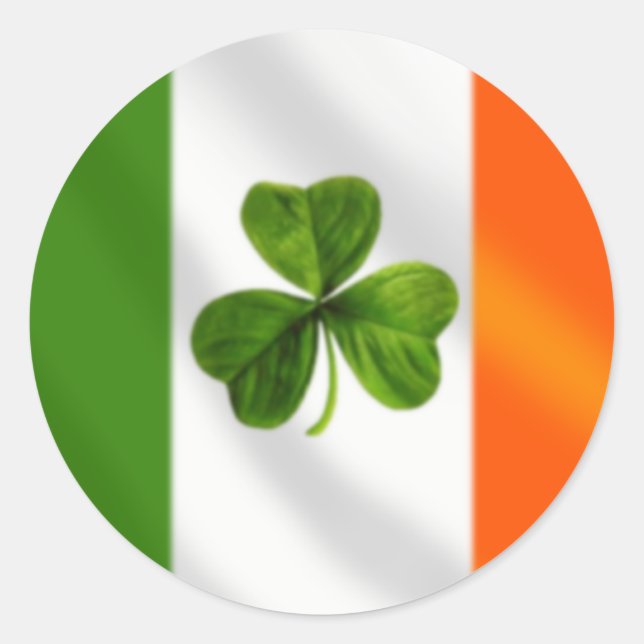 Ireland flag Sticker (Front)