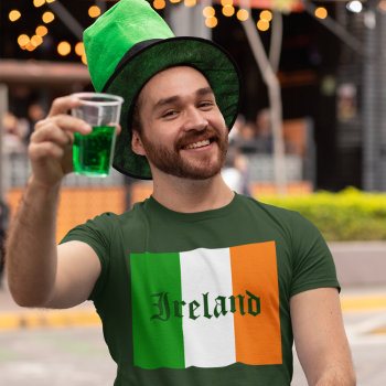 Ireland Flag T-shirt by efhenneke at Zazzle