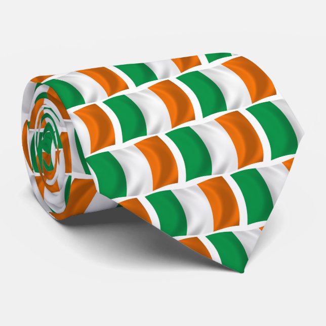 Ireland Flag Tie (Rolled)