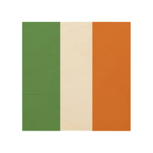 Ireland flag wood wall art