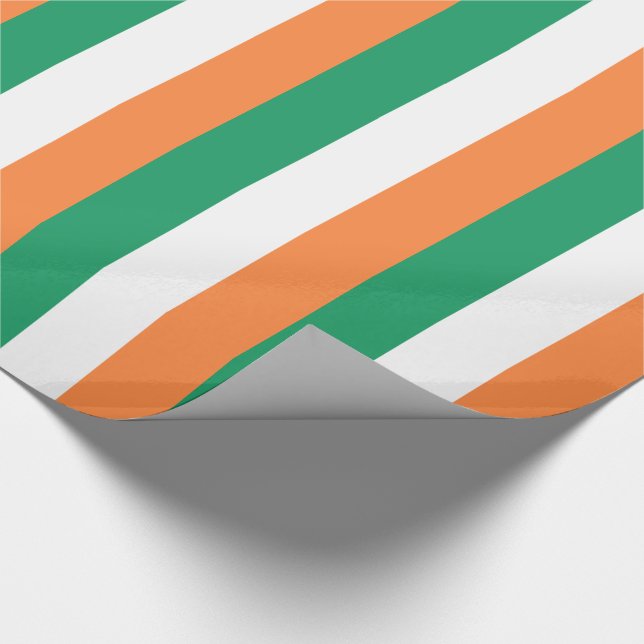 Ireland Flag Wrapping Paper (Corner)