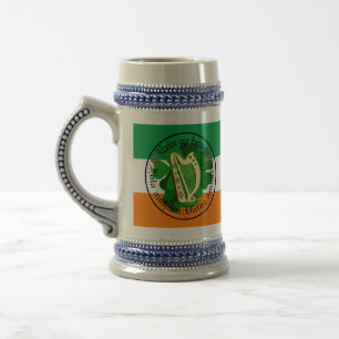 Ireland forever/Erin go bragh/1 blood/people/harp Beer Stein