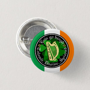 Ireland forever/Erin go bragh/a land/people/spirt Button