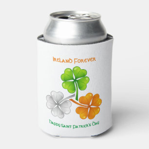 Ireland Forever Lucky Shamrock Can Cooler
