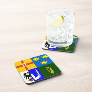 Ireland Four provinces Drink Coaster