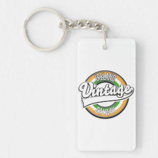 ireland Galway vintage logo Keychain