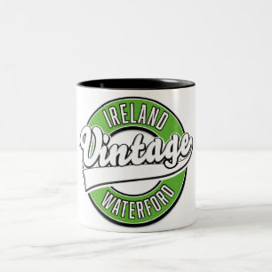 ireland Galway vintage logo Two-Tone Coffee Mug