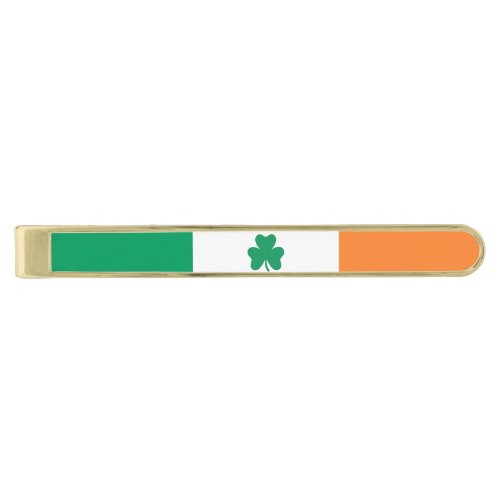 Ireland Gold Finish Tie Bar