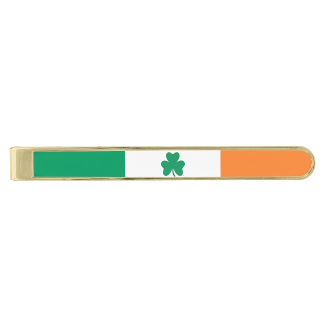 Ireland Gold Finish Tie Bar (Front)