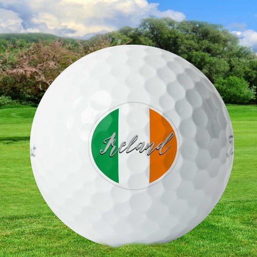 Ireland Golf Balls  Irish Flag Golfers  Patriots