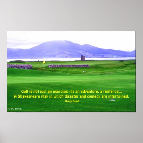Ireland Golf Course Print