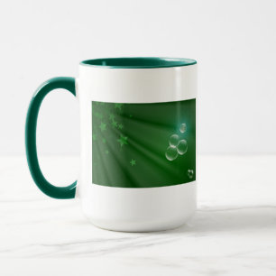 Ireland Green Pattern Art Peace Love Destiny Mug
