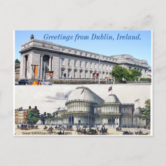Ireland Greetings - National Concert Hall Dublin Postcard