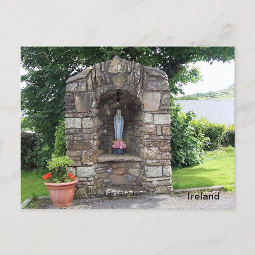 Ireland Grotto St Marys Church Camp Co Kerry Postcard