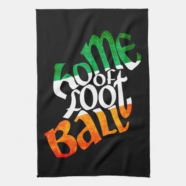 Ireland Home of Football GAA Tea Towel (Vertical)