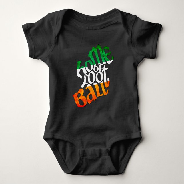Ireland Home of Gaelic Football Baby Grow Baby Bodysuit (Front)