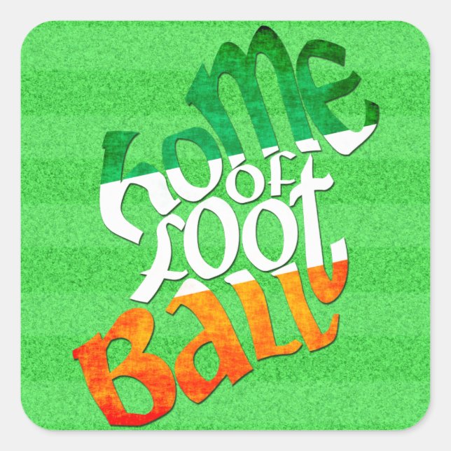 Ireland Home of Peil Ghaelach Square Sticker (Front)