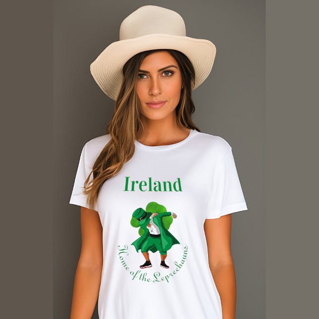 Ireland Home of the Leprechauns St Patrick's Day T-Shirt (Creator Uploaded)