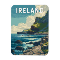 Ireland Illustration Travel Art Vintage