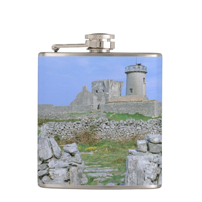 Ireland, Inishmore, Aran Island, Dun Aengus Fort Flask (Front)