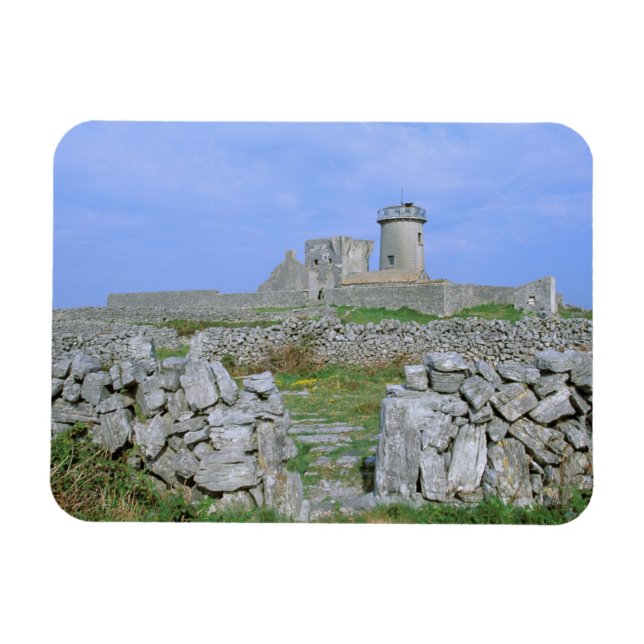 Ireland, Inishmore, Aran Island, Dun Aengus Fort Magnet (Horizontal)