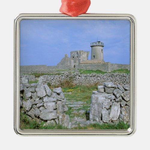 Ireland Inishmore Aran Island Dun Aengus Fort Metal Ornament