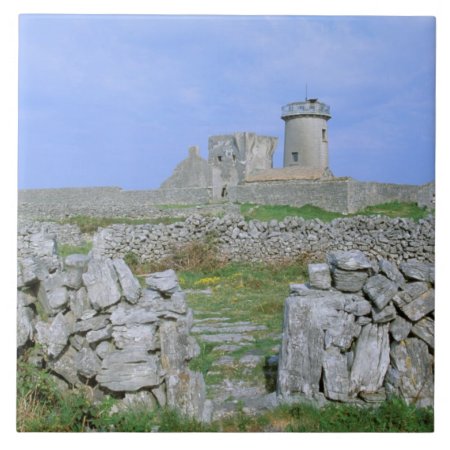 Ireland, Inishmore, Aran Island, Dun Aengus Fort Tile