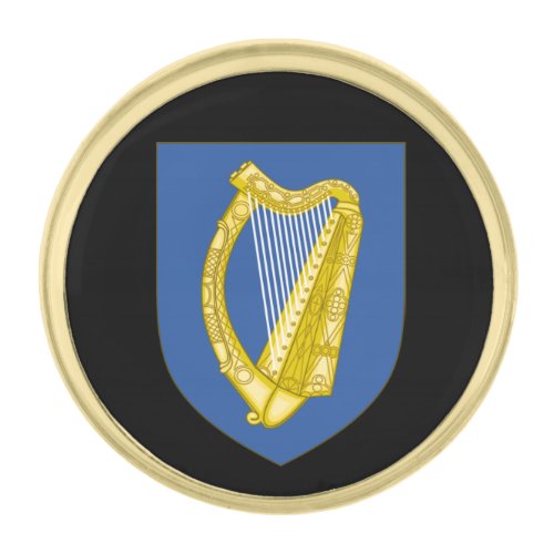 Ireland  Irish Coat of Arms Flag  business Gold Finish Lapel Pin