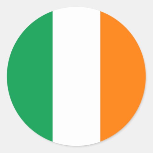 Ireland Irish Flag Classic Round Sticker