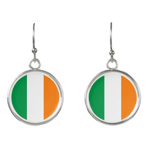 Ireland  Irish Flag fashion patriots sports fan Earrings