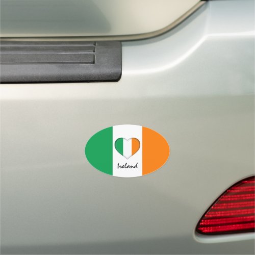 Ireland  Irish Flag Heart car travel sticker Car Magnet