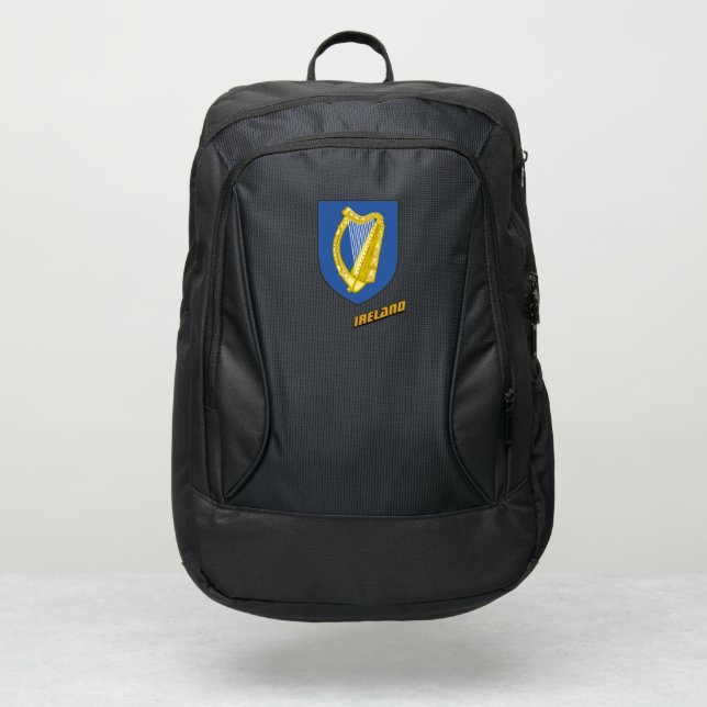 Ireland & Irish Flag laptop / School Port Authority® Backpack (Front)