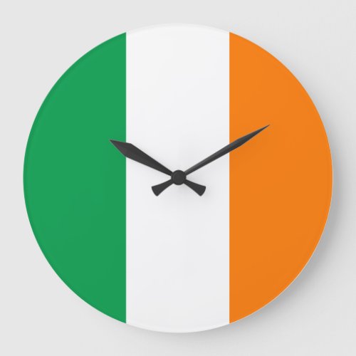 Ireland Irish Flag Large Clock