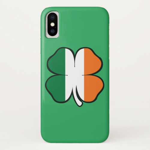 Ireland irish flag shamrock clover st patricks day iPhone x case