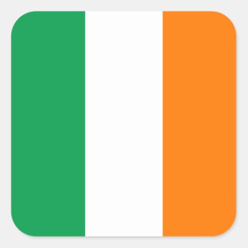 Ireland Irish Flag Square Sticker