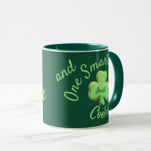 Ireland/Irish green shamrock, Irish coffee, cookie Mug