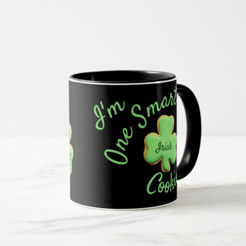 IrelandIrish green shamrock one smart cookie Mug