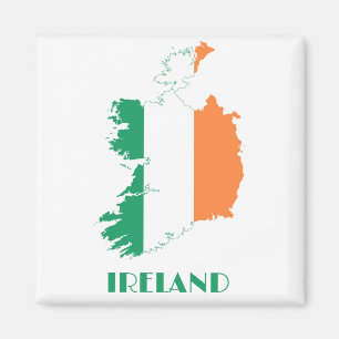 IRELAND - IRISH/MAP/FLAG/COLORS/EMBLEM MAGNET