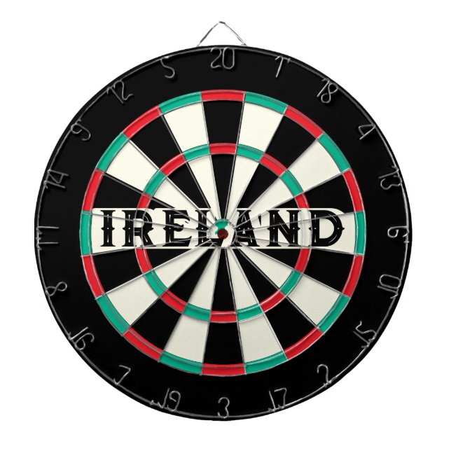 IRELAND Irish Old Classic Design Dart Board (Front)