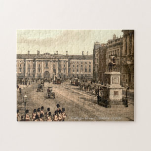 Ireland Jigsaw puzzle, c1905 College Green Dublin Puzzle