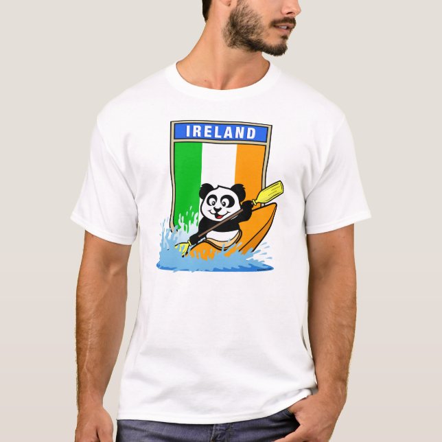 Ireland Kayaking Panda T-Shirt (Front)