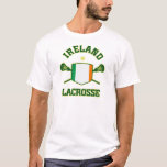 Ireland Lacrosse T-shirt at Zazzle