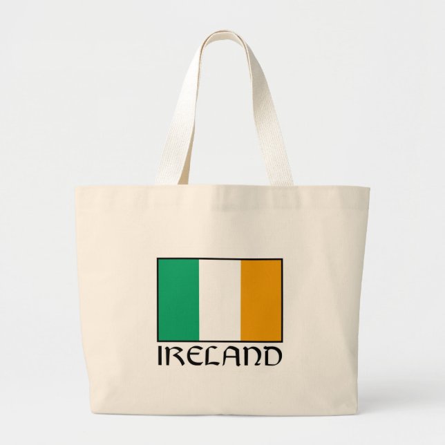 Ireland Large Tote Bag (Front)