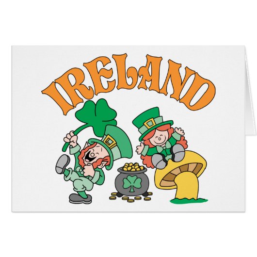 Ireland Leprechauns Cards (Front Horizontal)