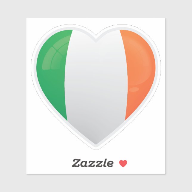 Ireland Love Icon Sticker (Sheet)