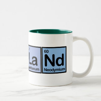Ireland made of Elements Two-Tone Coffee Mug