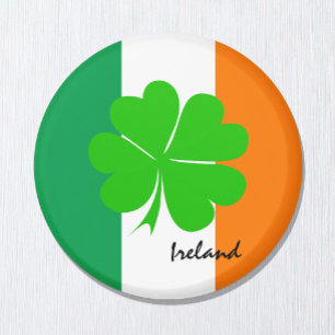 Ireland Magnet, Shamrock, holiday, Irish flag Magnet