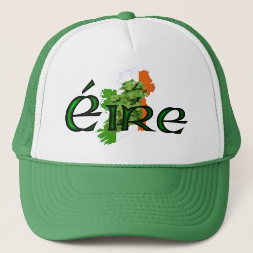 Ireland Map by Kenneth Yoncich Trucker Hat