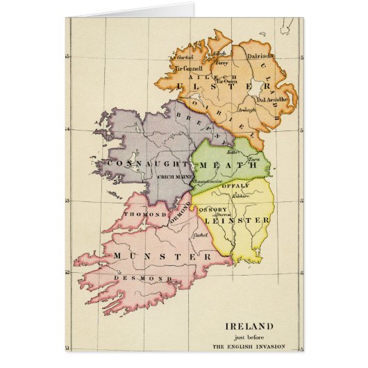 Ireland Map Cards (Front)