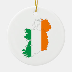 Ireland Map Christmas Ornament